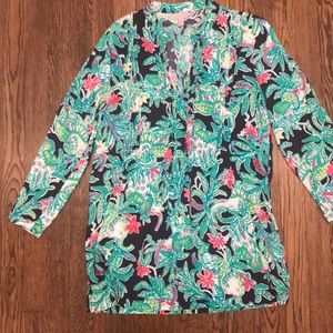 Lilly Pulitzer Size Medium Tunic Top